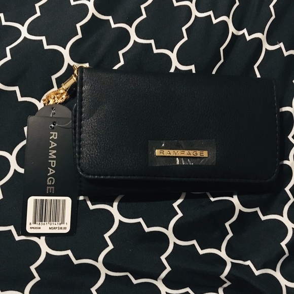 Handbags - rampage wallet black